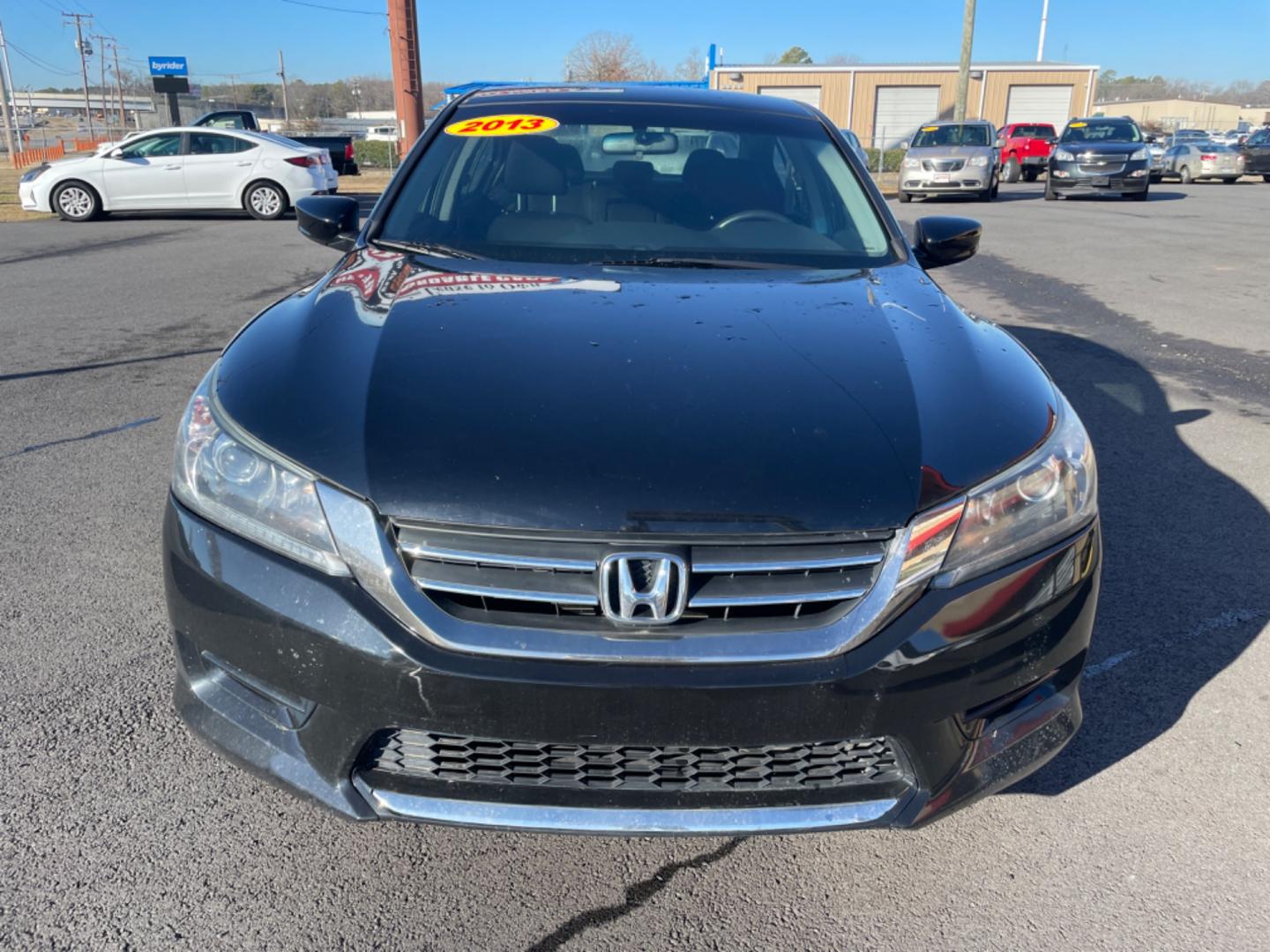 2013 Black Honda Accord (1HGCR2F51DA) with an 4-Cyl, i-VTEC, 2.4 Liter engine, Automatic, CVT transmission, located at 8008 Warden Rd, Sherwood, AR, 72120, (501) 801-6100, 34.830078, -92.186684 - Photo#2